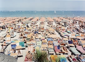 Massimo Vitali - Papeete Beach Regatta, lithograph, 34.5” x 42.5”