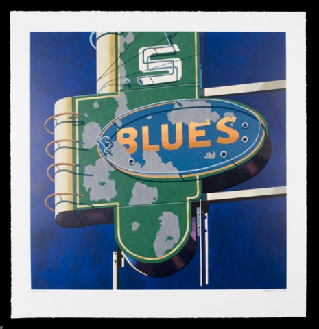 Robert Cottingham - 2009, silkscreen, image size: 37” x 38”, frame size: 42.5” x 43.5”, regular edition of 100, signed, titled and numbered and dated in pencil by the artist