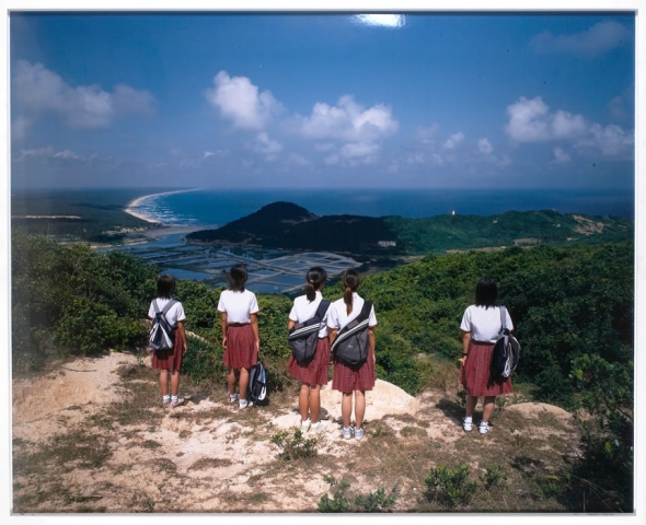 Weng Fen - Staring at the sea No. 7, 2004, image size: 49" x 61”, C-Print,framed: 51 ¼” x 63", Edition # 1 of 10