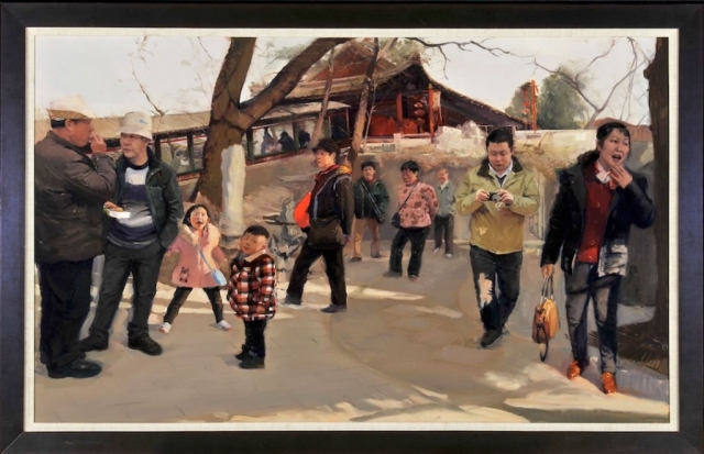 Zheng Hongqiang - oil painting, 50.3” x 81.1"