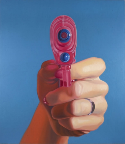 Shannon Cannings, Rosie, 2007, oil on canvas, 56" x 48"