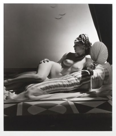 Horst, Odealesque, photograph, 15.75 x 12.5 inches, frame size-26.5 x 22.5 inches