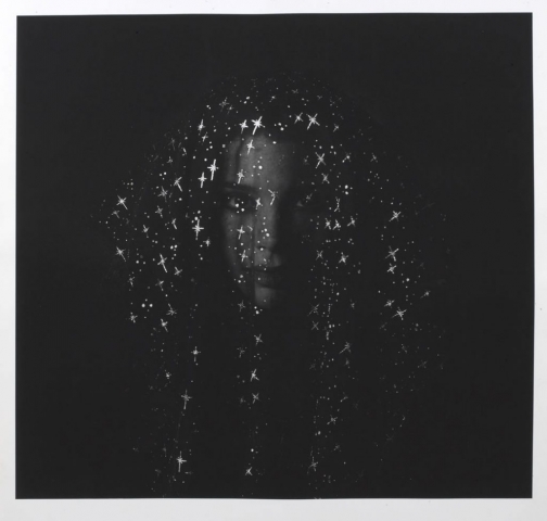 Arturo Tulenov, Veil, photograph Size: F: 25 1/4 x 25 inches I: 14 1/2 x 14 1/2 inches, signed and numbered on verso 2/15 1999