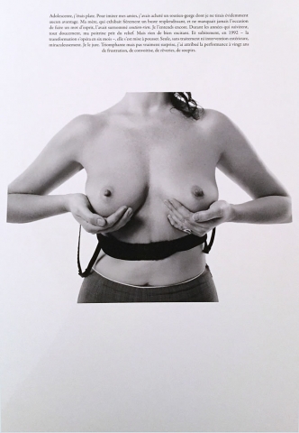 Sophie Calle, Les seins miraculeux / The Breasts, Print 20 x 27 1/2 inches