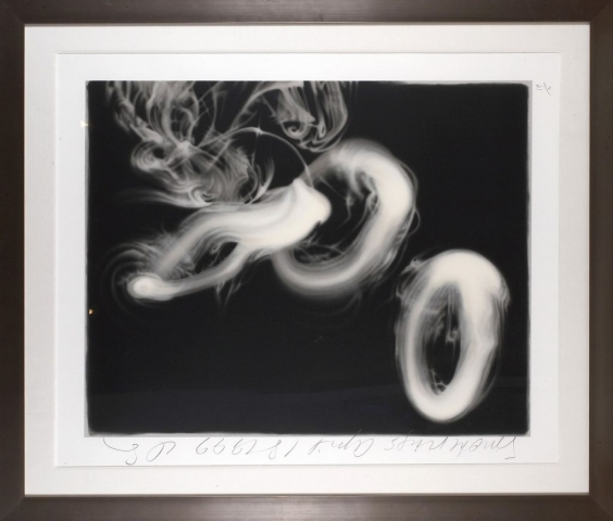 Donald Sultan, “Smoke Rings”, 1999, size - 37 1/2 x 45 inches, edition #19/20