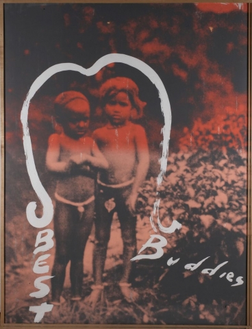 Julian Schnabel, “Best Buddies”, screen print, size - 59 x 45 inches, edition #2/70