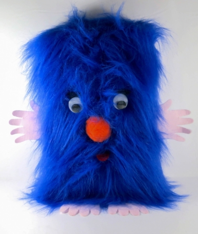 Mike Kelley, Little Friend, 2007, Plush toy with plastic eyes, felt hands and feet; paper, sound box, 16 × 11 × 5 in / 40.6 × 27.9 × 12.7 cm, Edition Size Unspecified